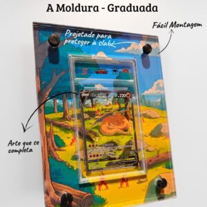 Moldura Acrílica para Carta Graduada – Arte Expandida TCG
