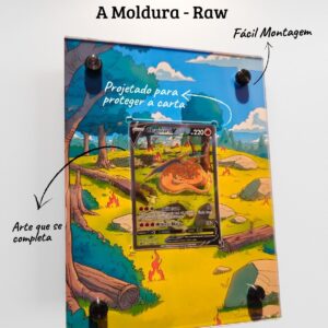 Moldura Acrílica para Carta RAW – Arte Expandida TCG