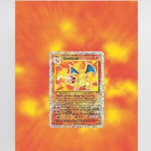 arte expandida tcg Charizard Arita moldura acrilica exposicao carta Pokemon arte