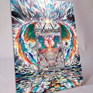 arte expandida tcg Charizard ex (223/197) moldura acrilica exposicao carta Pokemon Raw