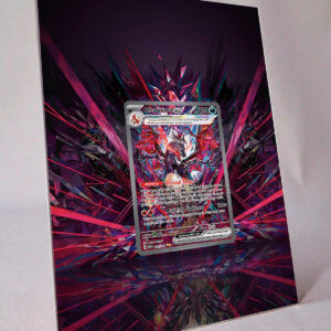 arte expandida tcg Charizard ex (234/091) moldura acrilica exposicao carta Pokemon Raw