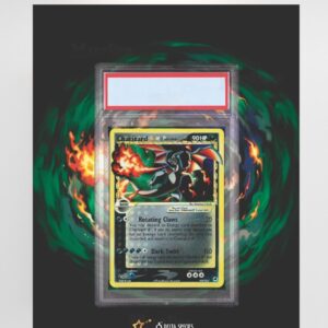 arte expandida tcg Charizard Star (100/101) moldura acrilica exposicao carta Pokemon Arte