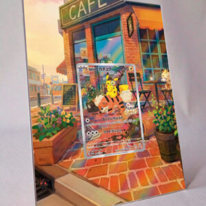 arte expandida tcg Detetive Pikachu (98/∞) moldura acrilica exposicao carta Pokemon raw