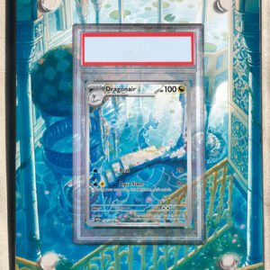 arte expandida tcg Dragonair (181/165) moldura acrilica exposicao carta Pokemon graduada