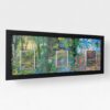 Arte Expandida Bulbasaur Evolução Tripla 151 | Quadro com Moldura de Madeira