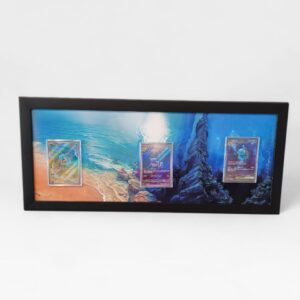 Arte Expandida Squirtle Evolução Tripla 151 | Quadro com Moldura de Madeira