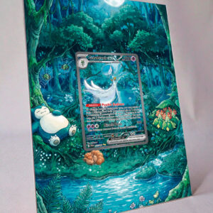 arte expandida tcg Gardevoir ex (233/091) moldura acrilica exposicao carta Pokemon