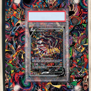 arte expandida tcg Giratina V (186/196) moldura acrilica exposicao carta Pokemon graduada