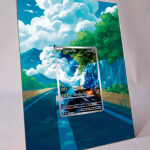 arte expandida tcg Heracross (194/193) moldura acrilica exposicao carta Pokemon