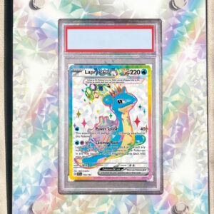 arte expandida tcg Lapras ex (158/142) moldura acrilica exposicao carta Pokemon graduada