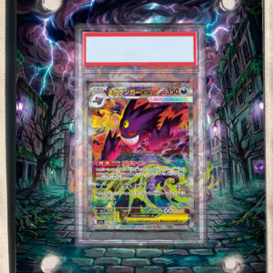 arte expandida tcg Mega Gengar ex (284/217) moldura acrilica exposicao carta Pokemon dark graduada