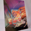 arte expandida tcg Moltres ex da Equipe Rocket (229/182) moldura acrilica exposicao carta Pokemon