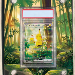 arte expandida tcg Pikachu ex (276/217) moldura acrilica exposicao carta Pokemon graduada