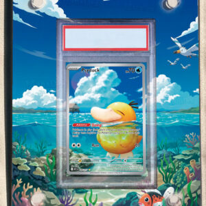 arte expandida tcg Psyduck (226/217) moldura acrilica exposicao carta Pokemon graduada