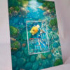 arte expandida tcg Psyduck da Misty (193/182) moldura acrilica exposicao carta Pokemon