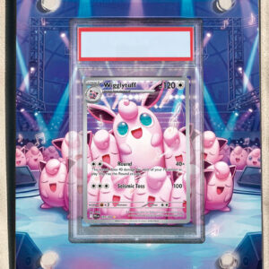 arte expandida tcg Wigglytuff (105/094) moldura acrilica exposicao carta Pokemongraduada