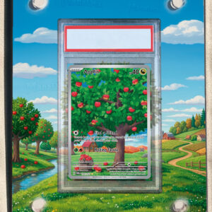 arte expandida tcg Applin (185/167) moldura acrilica exposicao carta Pokemon graduada