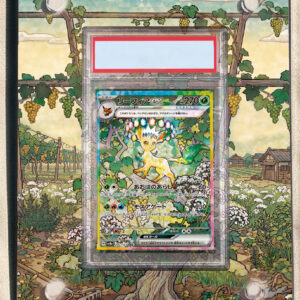 arte expandida tcg Leafeon ex (144/131) moldura acrilica exposicao carta Pokemon graduada