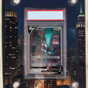 arte expandida tcg Noivern-V (196/203) moldura acrilica exposicao carta Pokemon graduada