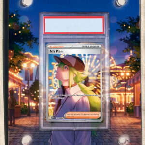 arte expandida tcg Plano do N (170/086) moldura acrilica exposicao carta Pokemon graduada