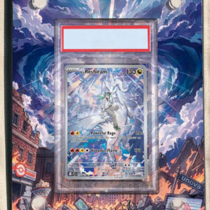 arte expandida tcg Reshiram do N (167/159) moldura acrilica exposicao carta Pokemon graduada