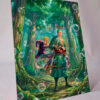 arte expandida tcg Roronoa Zoro PRB02-006 (SP) moldura acrilica exposicao carta OnePiece