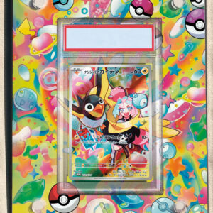 arte expandida tcg Wattrel da Kissera (231/217) moldura acrilica exposicao carta Pokemon graduada
