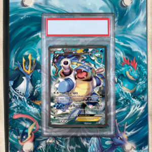 arte expandida tcg Blastoise-EX (122/183) moldura acrilica exposicao carta Pokemon graduada