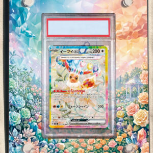arte expandida tcg Eevee ex (167/131) moldura acrilica exposicao carta Pokemon graduada