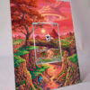 arte expandida tcg Larvesta (099/086) moldura acrilica exposicao carta Pokemon
