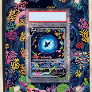 arte expandida tcg Lumineon V (39/70) moldura acrilica exposicao carta Pokemon graduada