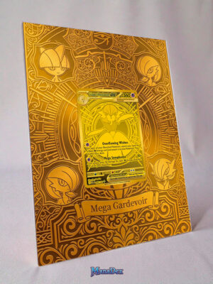 arte expandida tcg Mega Gardevoir ex (187/132) moldura acrilica exposicao carta Pokemon
