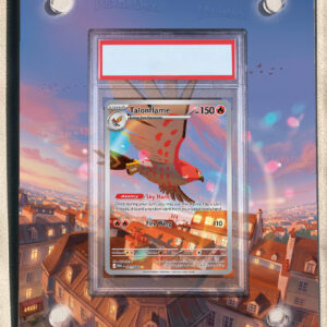 arte expandida tcg Talonflame (091/088) moldura acrilica exposicao carta Pokemon graduada
