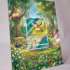 arte expandida tcg Eevee (0115-15/140) moldura acrilica exposicao carta Pokemon