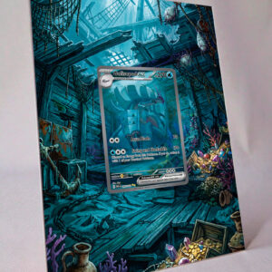 arte expandida tcg Golisopod ex (246/182) moldura acrilica exposicao carta Pokemon