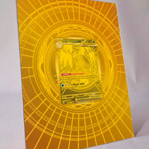arte expandida tcg Mega Dragonite ex (295/217) moldura acrilica exposicao carta Pokemon