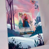 arte expandida tcg Passionate Girl Anna moldura acrilica exposicao carta Lorcana