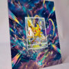 arte expandida tcg Pikachu 61/SM-P moldura acrilica exposicao carta Pokemon