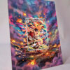 arte expandida tcg Typhlosion do Ethan (190/182) moldura acrilica exposicao carta Pokemon