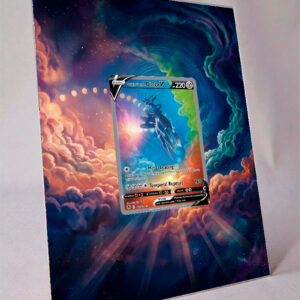 arte expandida tcg Dialga Forma Origem V (177/189) moldura acrilica exposicao carta Pokemon