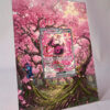 arte expandida tcg Fezandipiti ex (288/217) moldura acrilica exposicao carta Pokemon