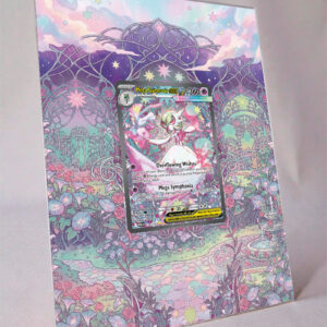 arte expandida tcg Mega Gardevoir ex (178/132) moldura acrilica exposicao carta Pokemon