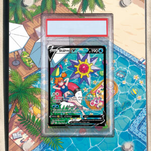 arte expandida tcg Starmie V (TG13/TG30) moldura acrilica exposicao carta Pokemon graduada