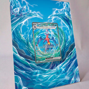 arte expandida tcg Garchomp ex (245/182) moldura acrilica exposicao carta Pokemon