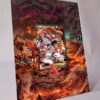 arte expandida tcg Groudon-EX da Equipe Magma (015/34) moldura acrilica exposicao carta Pokemon