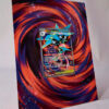 arte expandida tcg Mega Greninja ex (100/086) moldura acrilica exposicao carta Pokemon