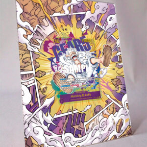 arte expandida tcg Monkey.D.Luffy one_op05_op05-119 moldura acrilica exposicao carta OnePiece