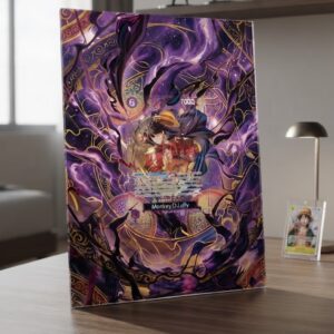 arte expandida tcg Monkey.D.Luffy one_op15_st26-005 moldura acrilica exposicao carta OnePiece