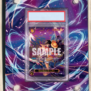 arte expandida tcg Monkey.D.Luffy OP09-119 moldura acrilica exposicao carta OnePiece graduada