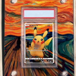 arte expandida tcg Pikachu (288/298) moldura acrilica exposicao carta Pokemon graduada